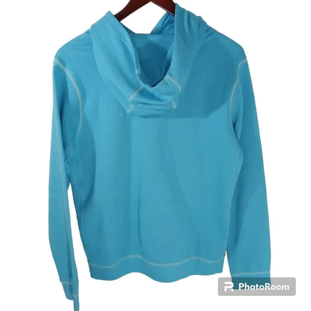 NIKE NWOT Woman's Teal and Lime green Pullover Hoodie Size XL juniors.